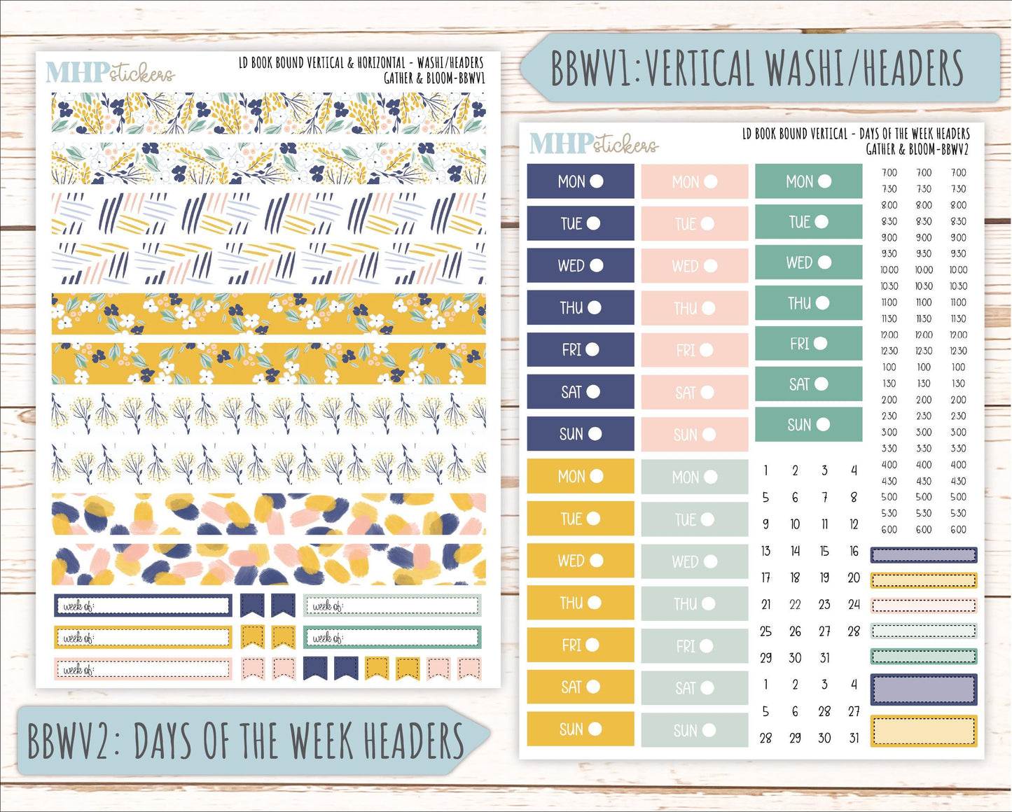 SEPTEMBER 2025 Stickers for The Mae & The Kristy Laurel Denise Planners ( Formerly Book Bound Planner) "Gather and Bloom" || BB