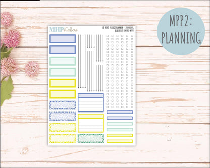 JULY 2025 Stickers for The Rose Small Laurel Denise Planner (Formerly Mini Project Planner) "Blueberry Lemon" || MPPBL