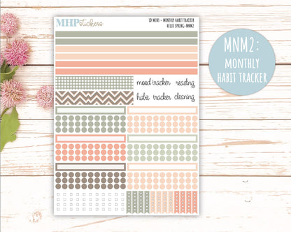 MARCH 2025 Stickers for Small Horizontal & Vertical Laurel Denise Planners. (Formerly Mini Planner) "Hello spring" || MNHS