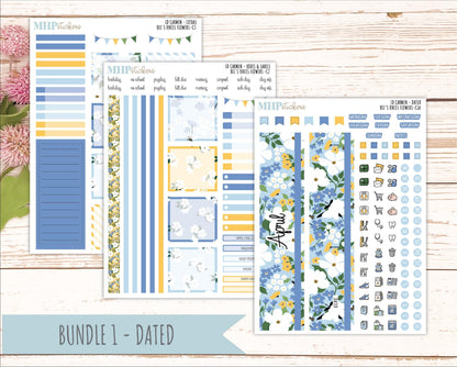 APRIL 2026 Stickers for The Carmen Laurel Denise Planner (Simply Month Planner). "Bee's Knees Flowers" || C