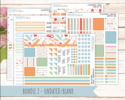 SEPTEMBER Stickers for The Valerie Laurel Denise Planner (Formerly Teacher Planner) "School Days" || TC
