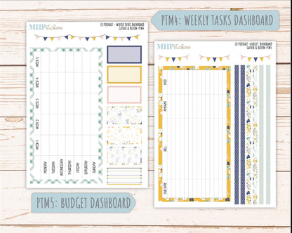 SEPTEMBER 2025 Stickers for The Scout Laurel Denise Planner (formerly Portrait Planner). "Gather and Bloom" || PT
