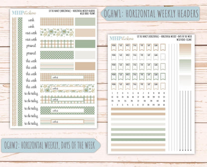 NOVEMBER 2025 Stickers for Large-size Horizontal & Vertical Laurel Denise Planners. (Formerly Original Size) "Wild Boho" || OG