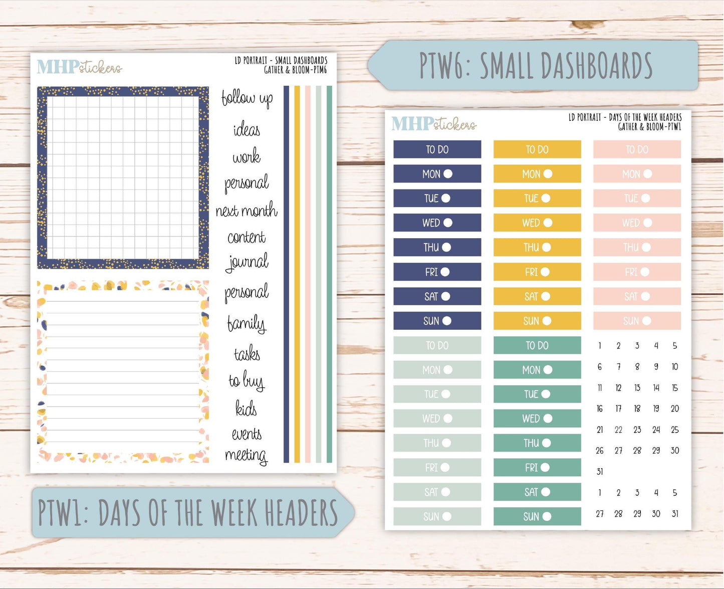 SEPTEMBER 2025 Stickers for The Scout Laurel Denise Planner (formerly Portrait Planner). "Gather and Bloom" || PT