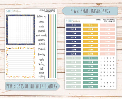 SEPTEMBER 2025 Stickers for The Scout Laurel Denise Planner (formerly Portrait Planner). "Gather and Bloom" || PT