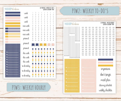 SEPTEMBER 2025 Stickers for The Scout Laurel Denise Planner (formerly Portrait Planner). "Gather and Bloom" || PT