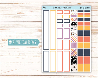 October Stickers for Small Horizontal & Vertical Laurel Denise Planners. (Formerly Mini Planner) "Boo to Your" || MBY