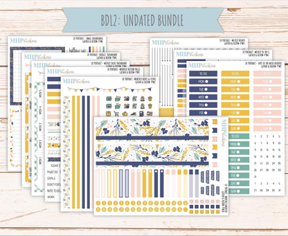 SEPTEMBER 2025 Stickers for The Scout Laurel Denise Planner (formerly Portrait Planner). "Gather and Bloom" || PT