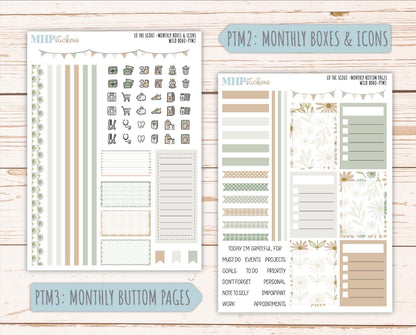NOVEMBER 2025 Stickers for The Scout Laurel Denise Planner (formerly Portrait Planner). "Wild Boho" || PT