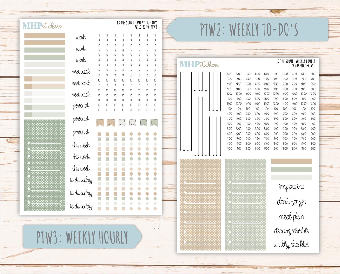 NOVEMBER 2025 Stickers for The Scout Laurel Denise Planner (formerly Portrait Planner). "Wild Boho" || PT