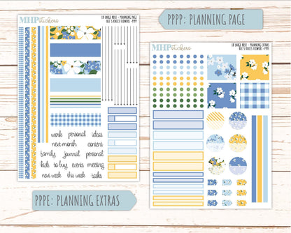 APRIL 2026 Stickers for the Large Rose Planner (Formerly Project Planner). Laurel Denise. "Bee's Knees Flowers" || PP