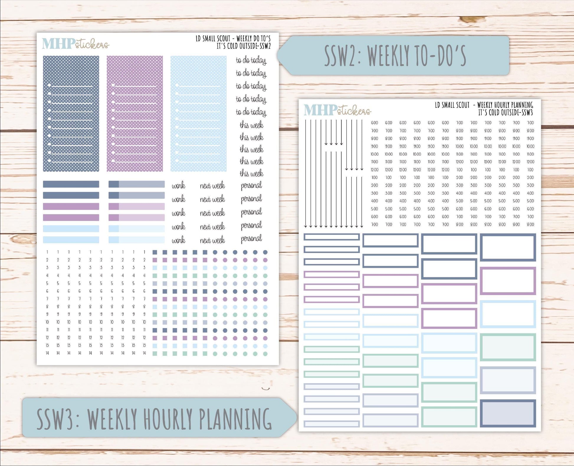 JANUARY 2026 Stickers for the Small Scout Planner. For Laurel Denise Planners. "It's Cold Outside" ||SS