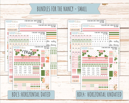 MAY 2026 Stickers for Small Nancy & Anne Laurel Denise Planners "Roses" || MN