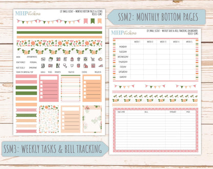 MAY 2026 Stickers for the Small Scout Laurel Denise Planners. "Roses" ||SS