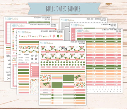 MAY 2026 Stickers for the Small Scout Laurel Denise Planners. "Roses" ||SS