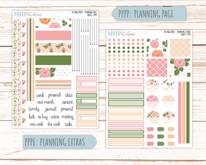 MAY 2026 Stickers for the Large Rose Laurel Denise Planner. "Roses" || PP
