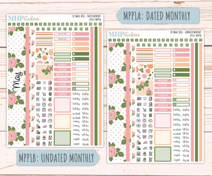 MAY 2026 Stickers for The Small Rose Laurel Denise Planner. "Roses" || MPP