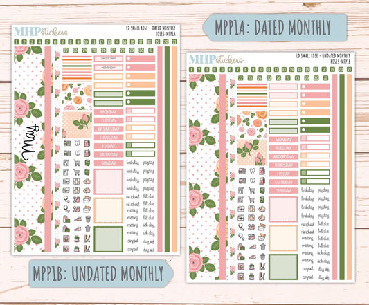 MAY 2026 Stickers for The Small Rose Laurel Denise Planner. "Roses" || MPP