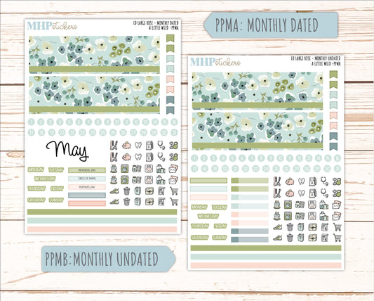 MAY 2026 Stickers for the Large Rose Laurel Denise Planner. "A Little Wild" || PP