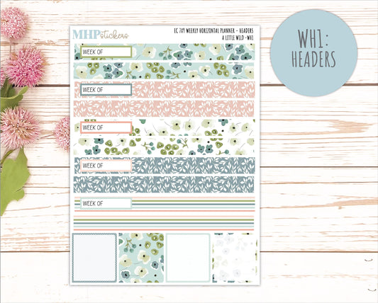 MAY Weekly Horizontal Planning Kit for 7x9 Erin Condren Planners. 2026 Collection "A Little Wild" || ECWH