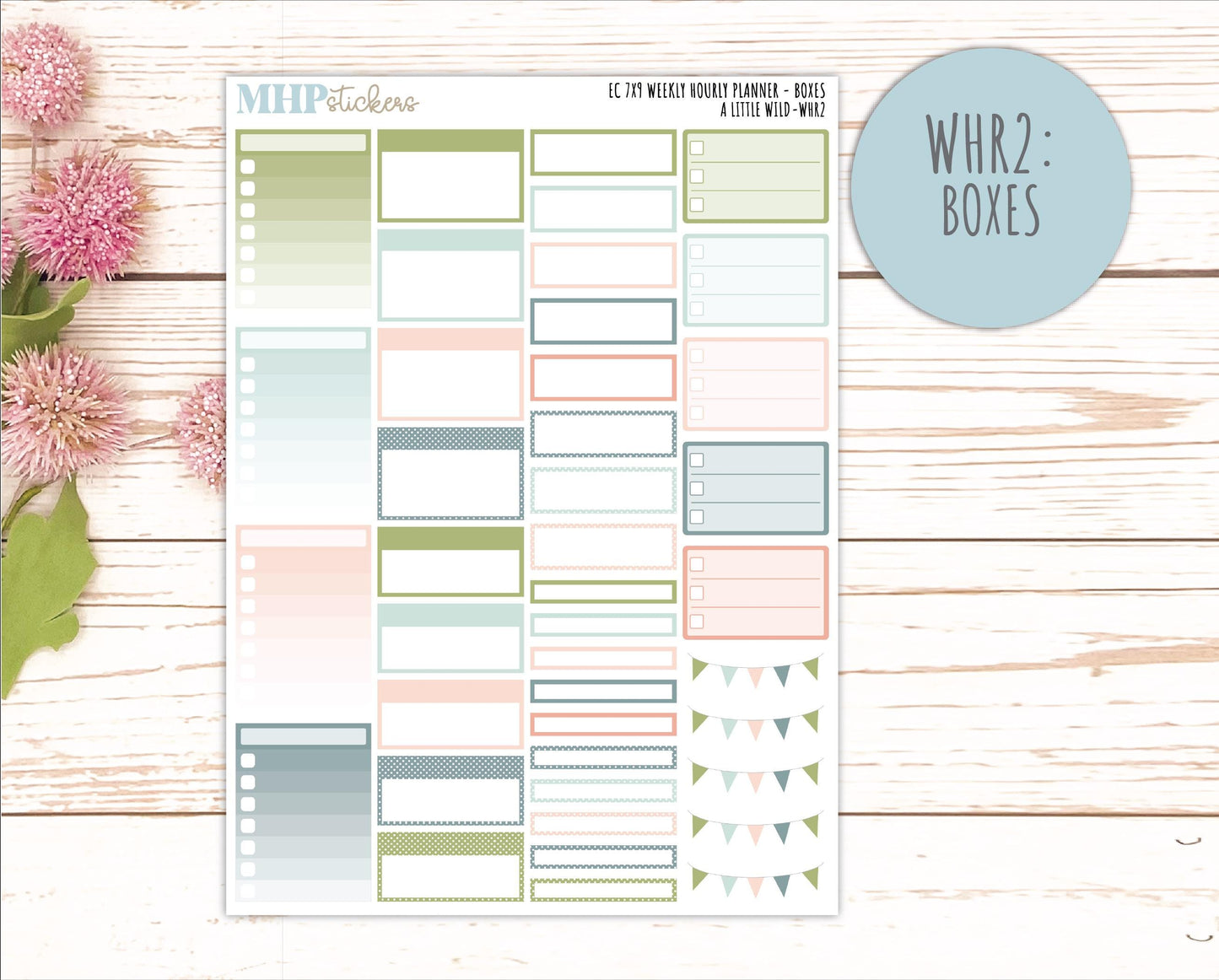 MAY Weekly Hourly Planning Kits for 7x9 Erin Condren Planners. 2026 Collection "A Little Wild" || ECWHR
