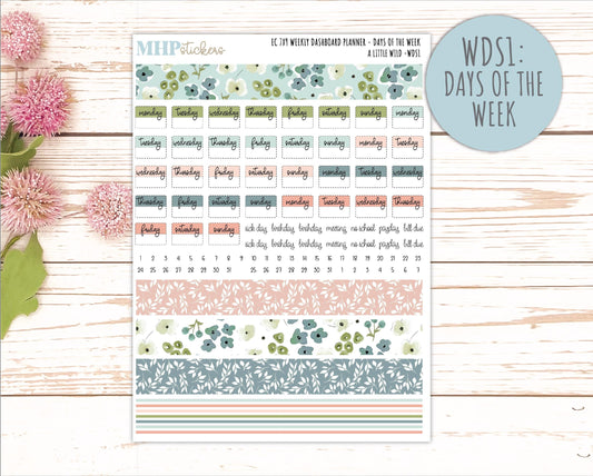 MAY Weekly Dashboard Kit for 7x9 Erin Condren Planners. 2026 Collection "A Little Wild" || ECWDS