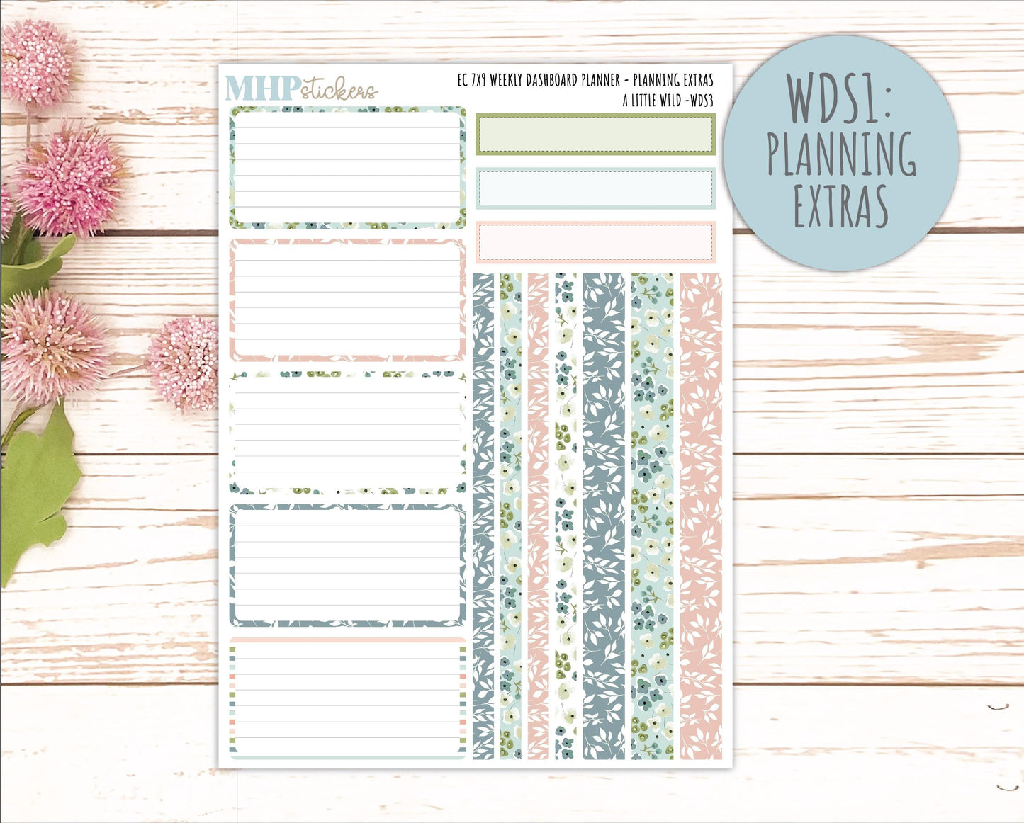 MAY Weekly Dashboard Kit for 7x9 Erin Condren Planners. 2026 Collection "A Little Wild" || ECWDS