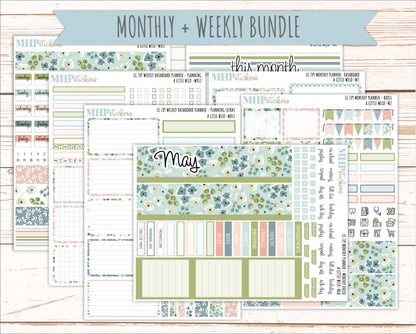 MAY Weekly Dashboard Kit for 7x9 Erin Condren Planners. 2026 Collection "A Little Wild" || ECWDS