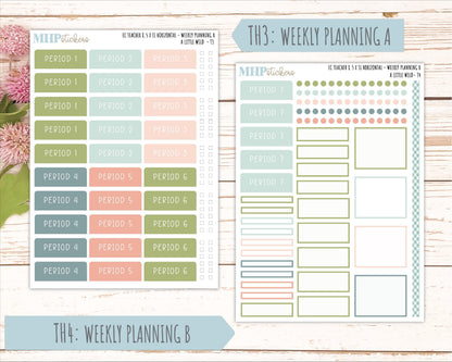 MAY Stickers for EC Teacher Lesson Planner - Horizontal Layout. 2026 Collection "A Little Wild" || ECTH