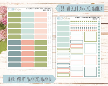 MAY Stickers for EC Teacher Lesson Planner - Horizontal Layout. 2026 Collection "A Little Wild" || ECTH