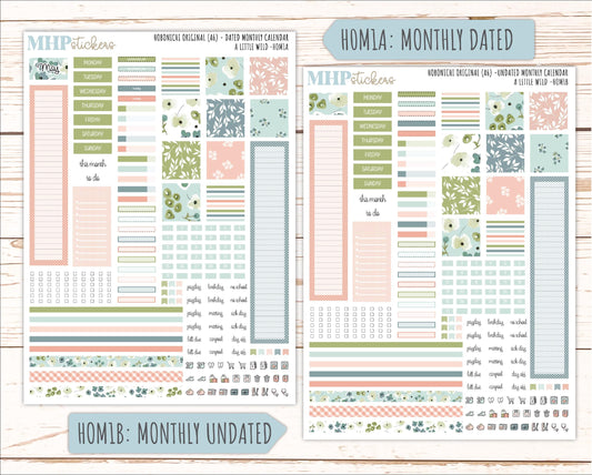 MAY 2026 Stickers for Hobonichi Techo Original. A6 Planners "A Little Wild" || HO