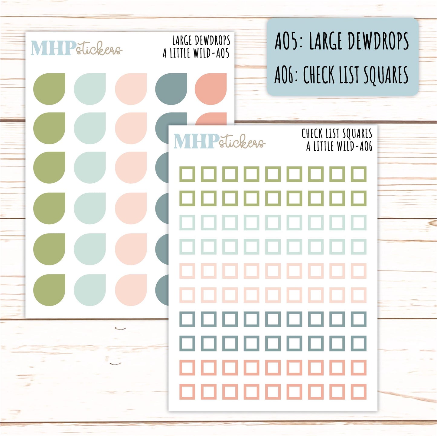 ADD-On's for Monthly Kits "A Little Wild" || AO