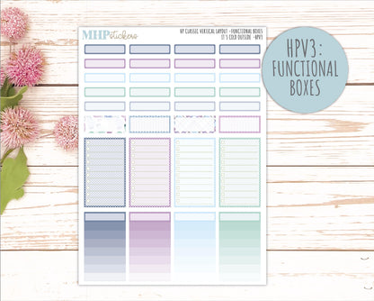 JANUARY Stickers for Happy Planner Classic Vertical Layout. 2026 Collection. "I's Cold Outside" || HPV