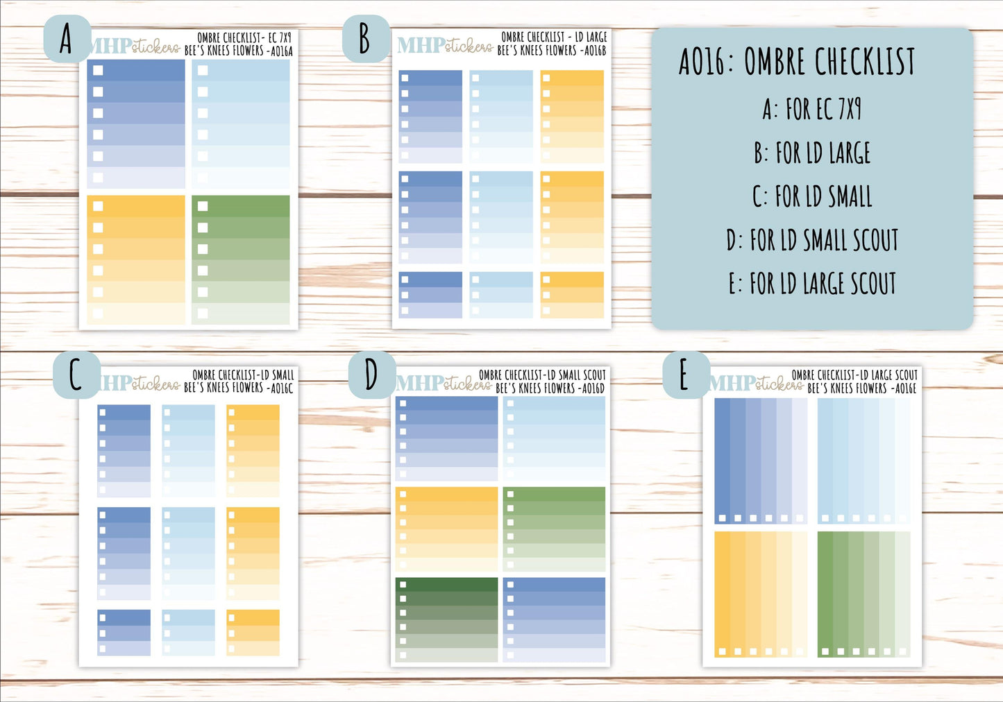 Basic Labels & Habit Trackers. ADD-Ons for Monthly Kits "Bee's Knees Flowers" || AOBL