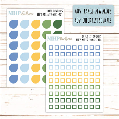 ADD-On's for Monthly Kits "Bee's Knees Flowers" || AO