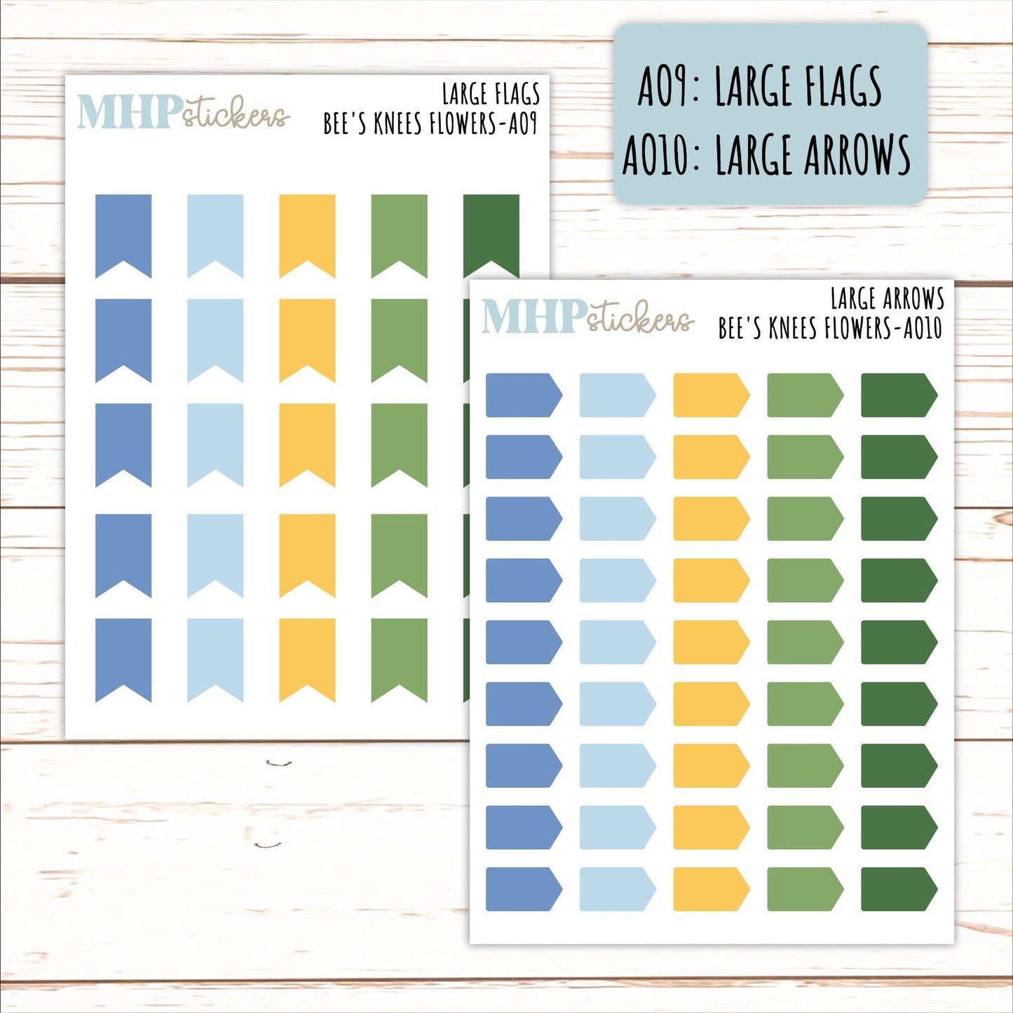 ADD-On's for Monthly Kits "Bee's Knees Flowers" || AO