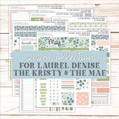 MAY 2026 Stickers for the Mae & Kristy Laurel Denise Planners "A Little Wild" || BB