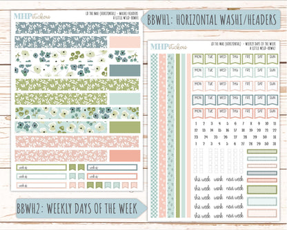 MAY 2026 Stickers for the Mae & Kristy Laurel Denise Planners "A Little Wild" || BB