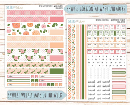MAY 2026 Stickers for the Mae & Kristy Laurel Denise Planners "Roses" || BB