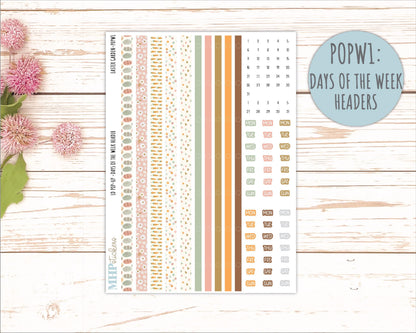 APRIL 2026 Stickers for The Jo, Laurel Denise Planner (Formerly Pop-Up Planner) "Easter Garden" || POP