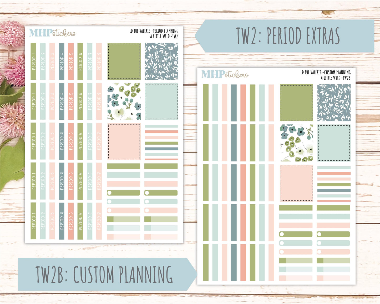 MAY Stickers for The Valerie Laurel Denise Planner "A Little Wild" || TC