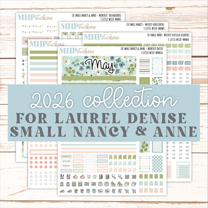 MAY 2026 Stickers for Small Nancy & Anne Laurel Denise Planners "A Little Wild" || MN