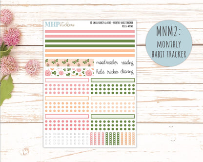 MAY 2026 Stickers for Small Nancy & Anne Laurel Denise Planners "Roses" || MN