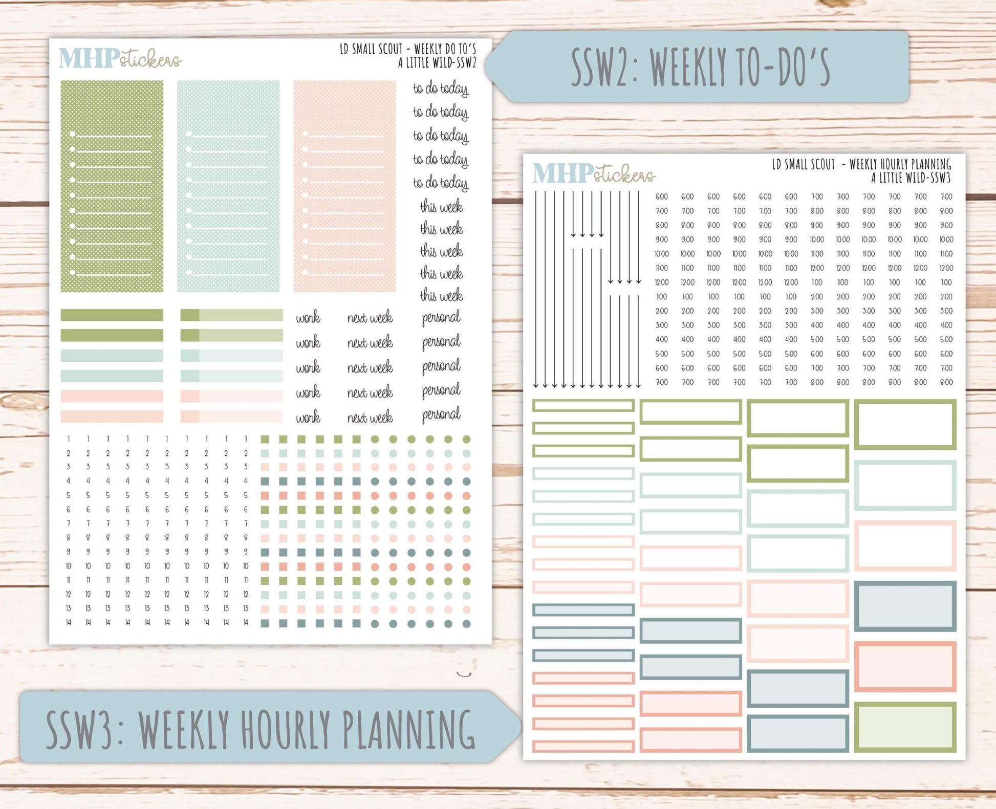 MAY 2026 Stickers for the Small Scout Laurel Denise Planners. "A Little Wild" ||SS