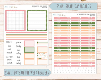MAY 2026 Stickers for the Small Scout Laurel Denise Planners. "Roses" ||SS