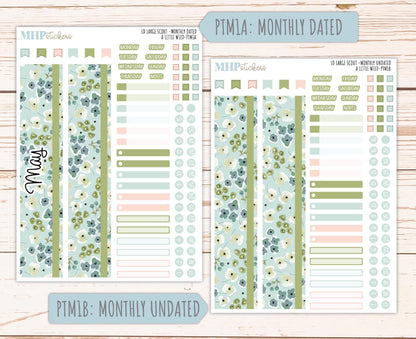 MAY 2026 Stickers for the Large Scout Laurel Denise Planners "A Little Wild" || PT