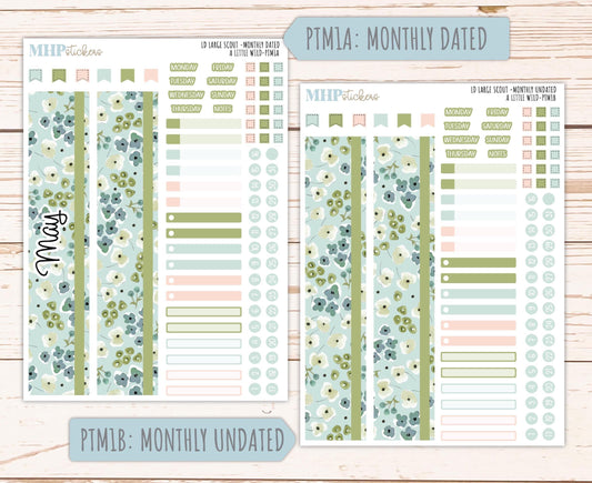MAY 2026 Stickers for the Large Scout Laurel Denise Planners "A Little Wild" || PT