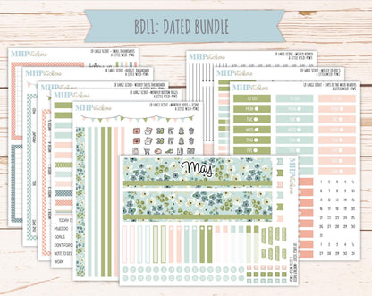 MAY 2026 Stickers for the Large Scout Laurel Denise Planners "A Little Wild" || PT
