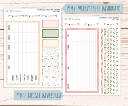 MAY 2026 Stickers for the Large Scout Laurel Denise Planners. "Roses" || PT