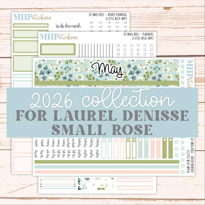 MAY 2026 Stickers for The Small Rose Laurel Denise Planner. "A Little Wild" || MPP